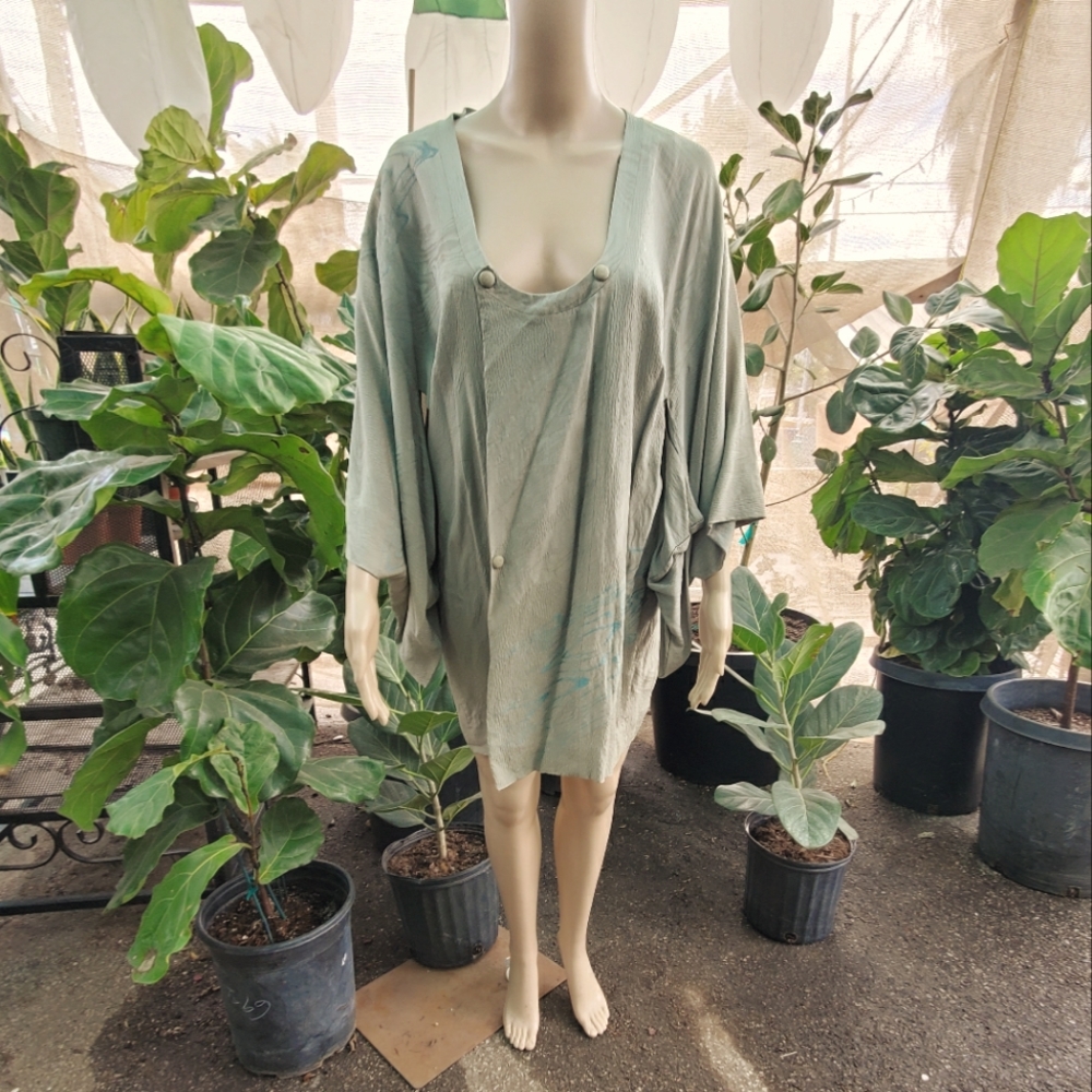 Vintage Sage Green kimono
